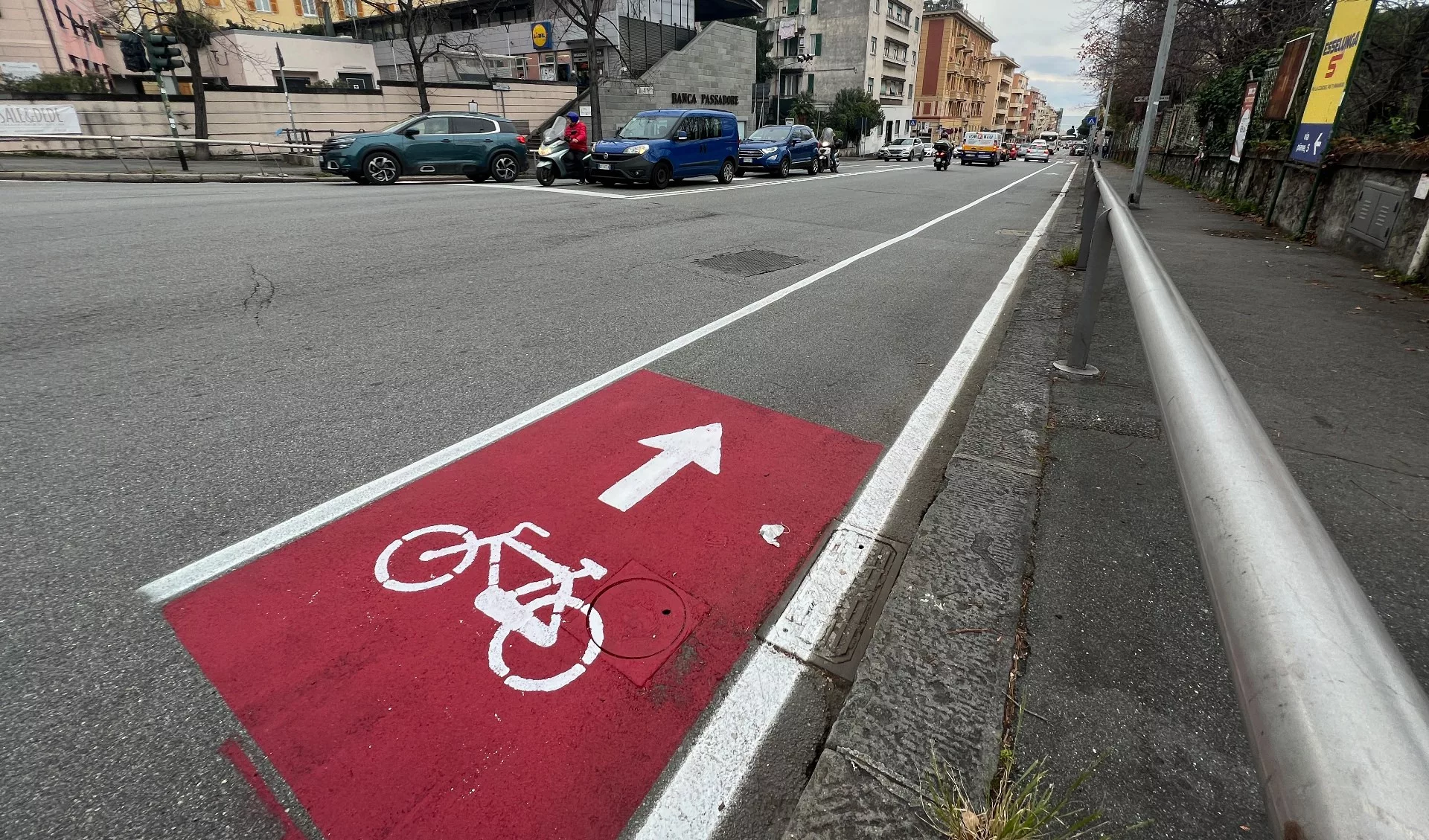 Genoa bike lanes